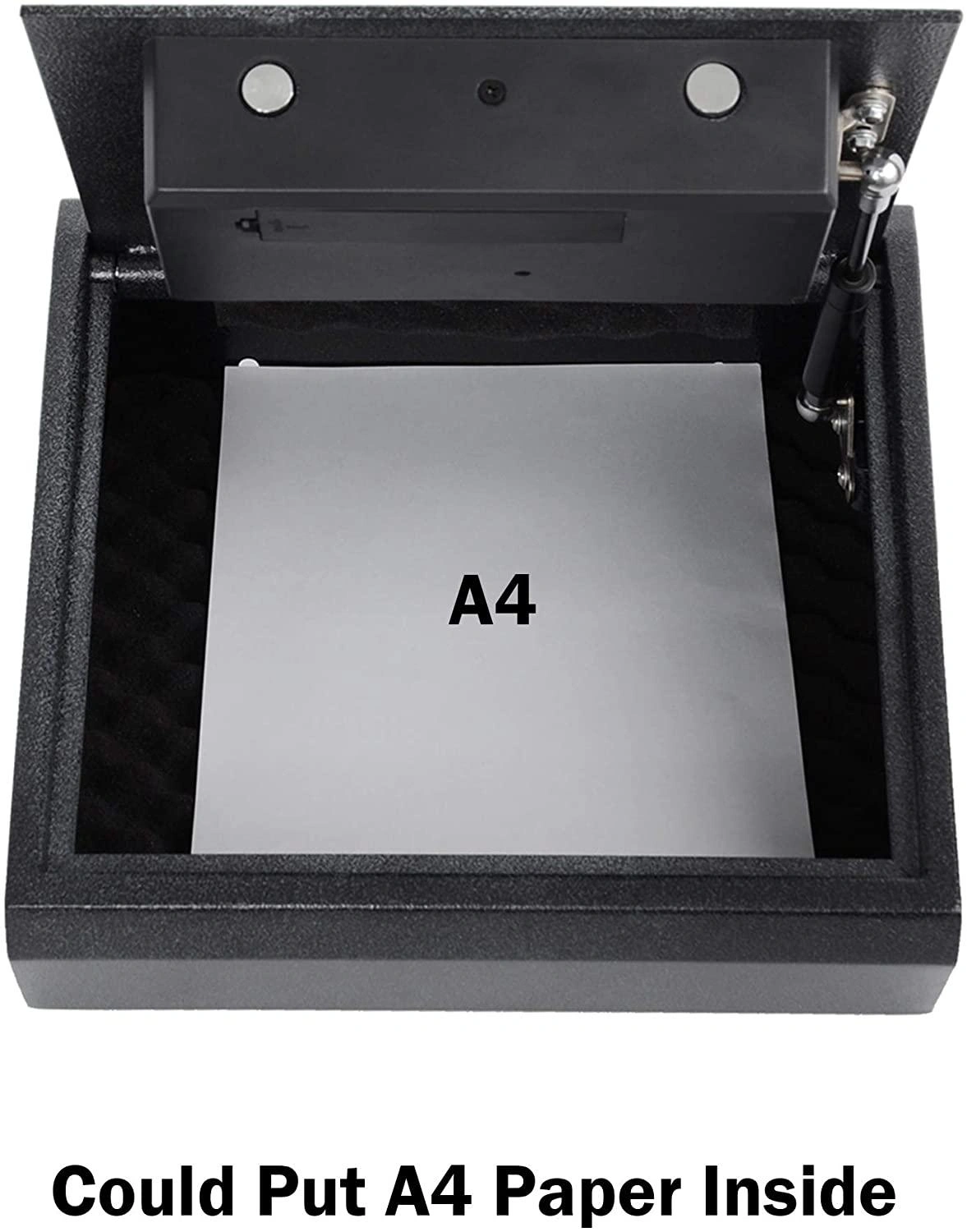 Heavy-Duty Security Safe - Wall Mounted, Gas Spring, 0.4 Cu Ft Shield Your Valuables!