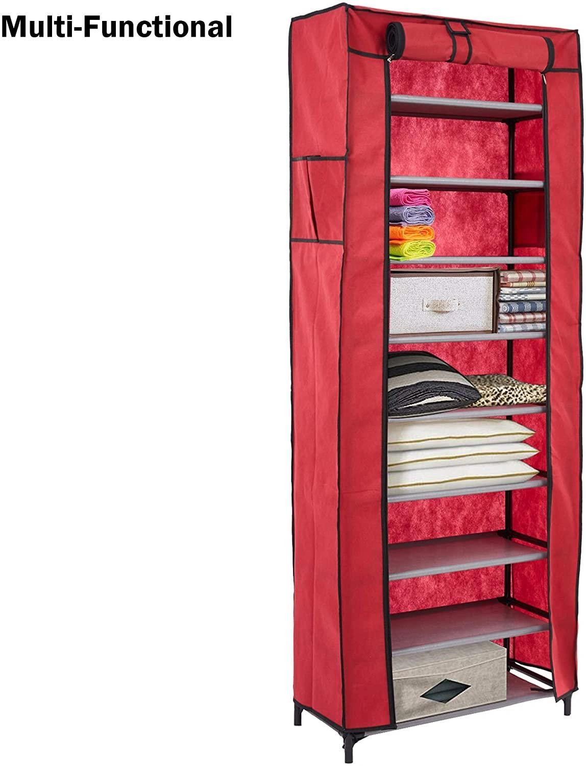 Stylish 10-Tier Shoe Rack - Keeps Your Kicks Looking Fresh!